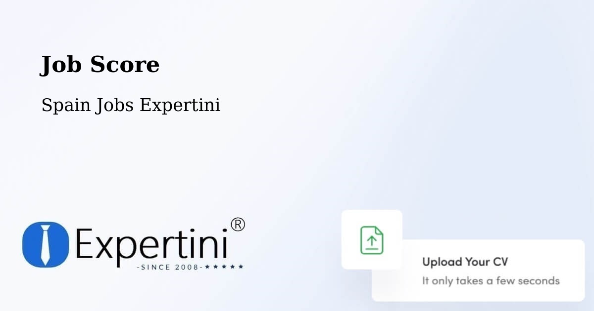 Job Score & Job Description Score Tool – Boada - Spain Jobs Expertini
