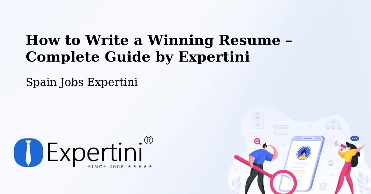 Resume Writing Guide for Job Seekers – Boada - Boada, Spain Jobs Expertini